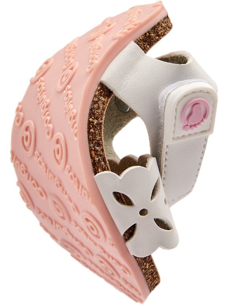 Sandales conguitos respetuosas tecnobaby Blanc - Kiabi
