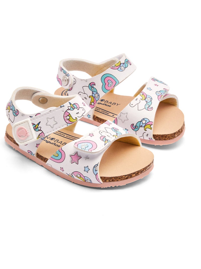 Sandales conguitos respetuosas unicornio Multicolore - Kiabi