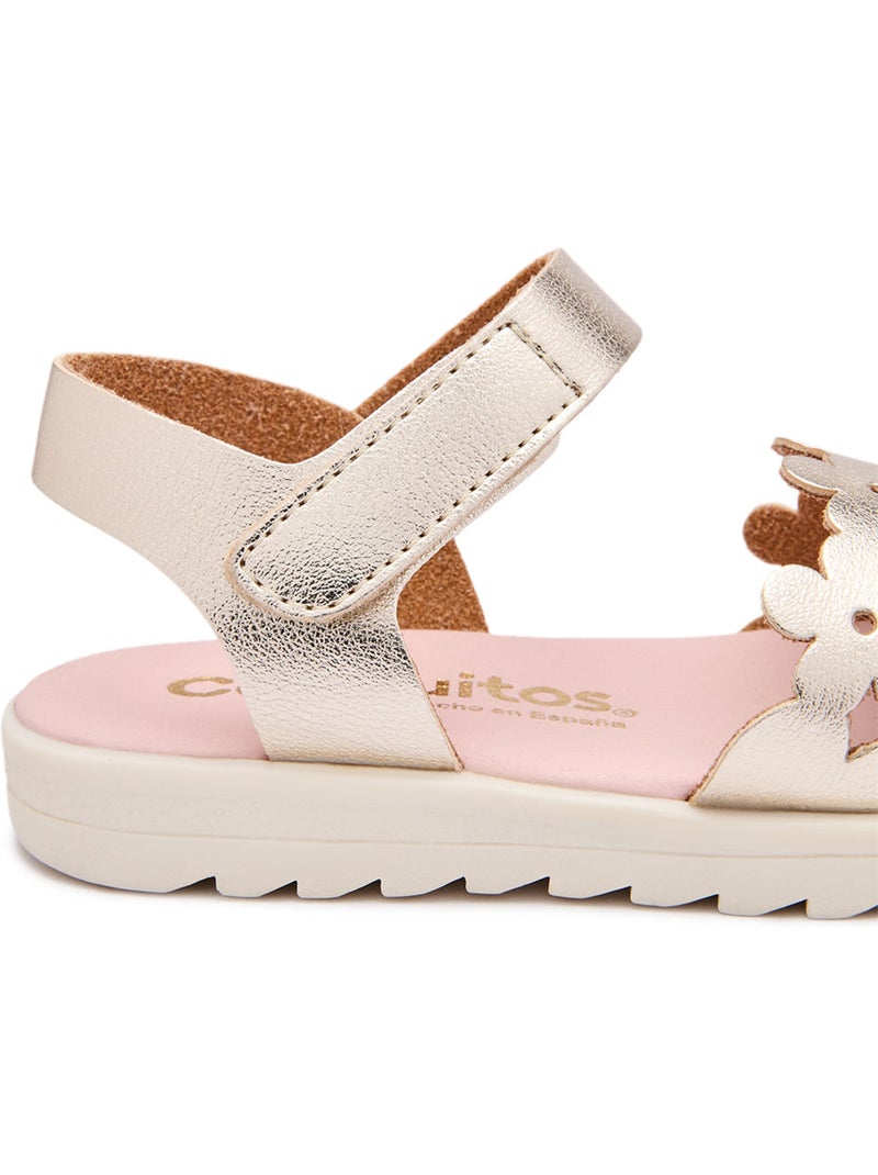 Sandales Conguitos Shine Gold - Kiabi