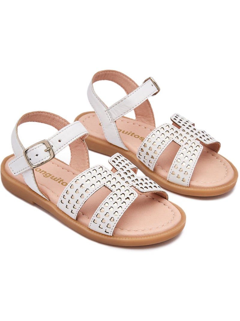 Sandales Conguitos Shine Hearts Gold - Kiabi