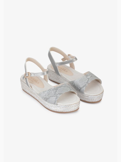 Sandales conguitos snake wedge - Kiabi