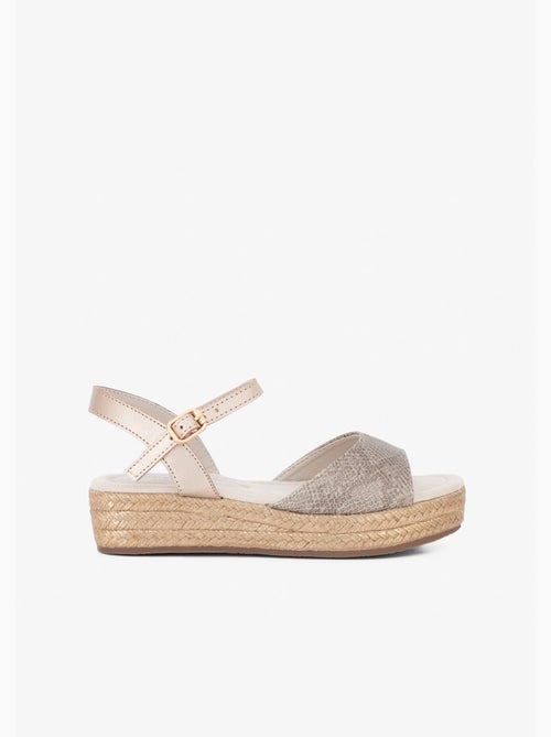 Sandales conguitos snake wedge - Kiabi