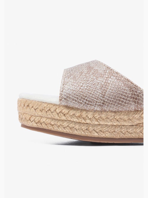 Sandales conguitos snake wedge - Kiabi