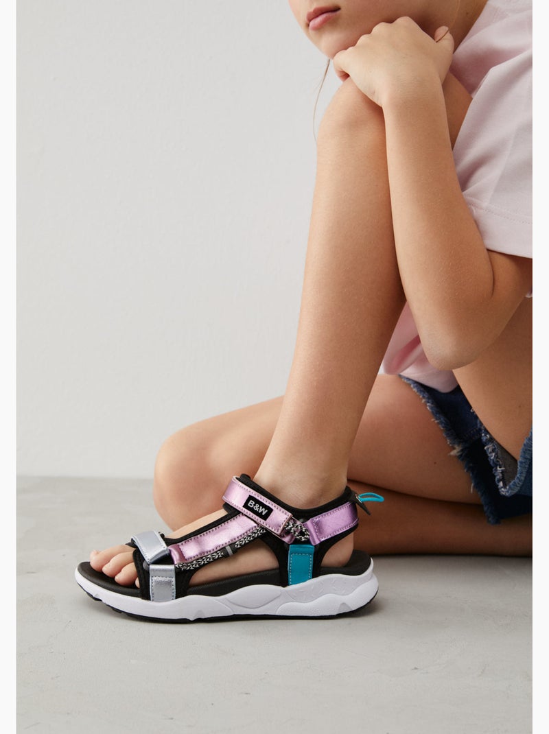 Sandales Conguitos Tiras Abiertas Multicolore - Kiabi