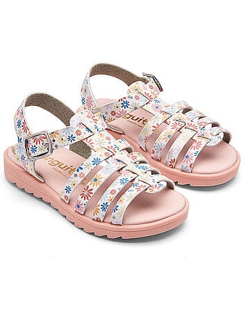 Sandales conguitos tiras florales