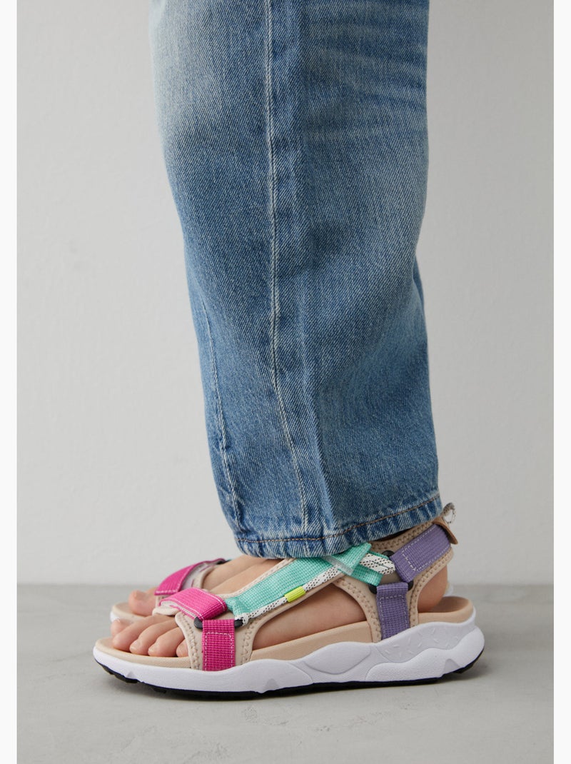Sandales conguitos tiras Multicolore - Kiabi