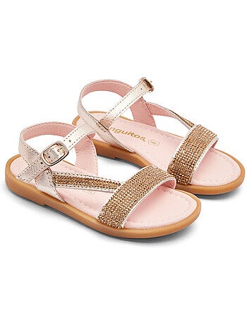 Sandales conguitos pedrería brillante