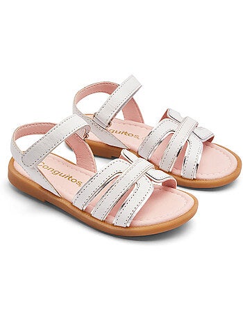 Sandales conguitos tiras piel