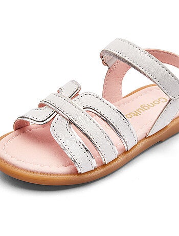 Sandales conguitos tiras piel