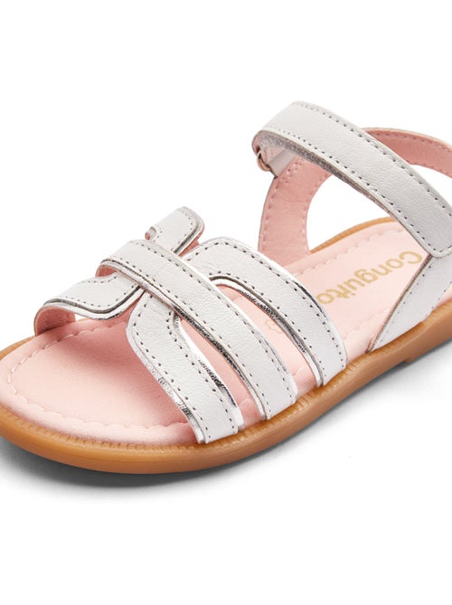 Sandales Conguitos Tiras Piel - Kiabi