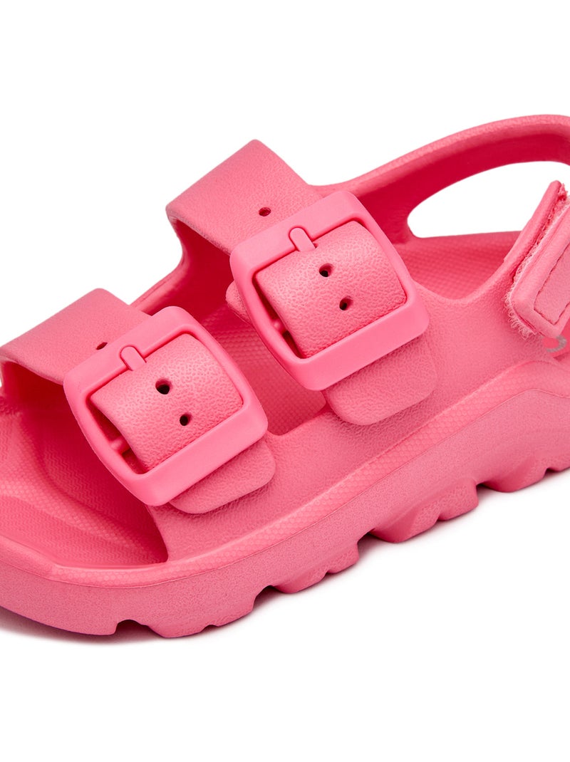 Sandales conguitos transpirable cordones Rose fushia - Kiabi