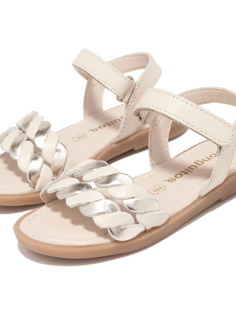 Sandales Conguitos Trenzado Beige - Kiabi