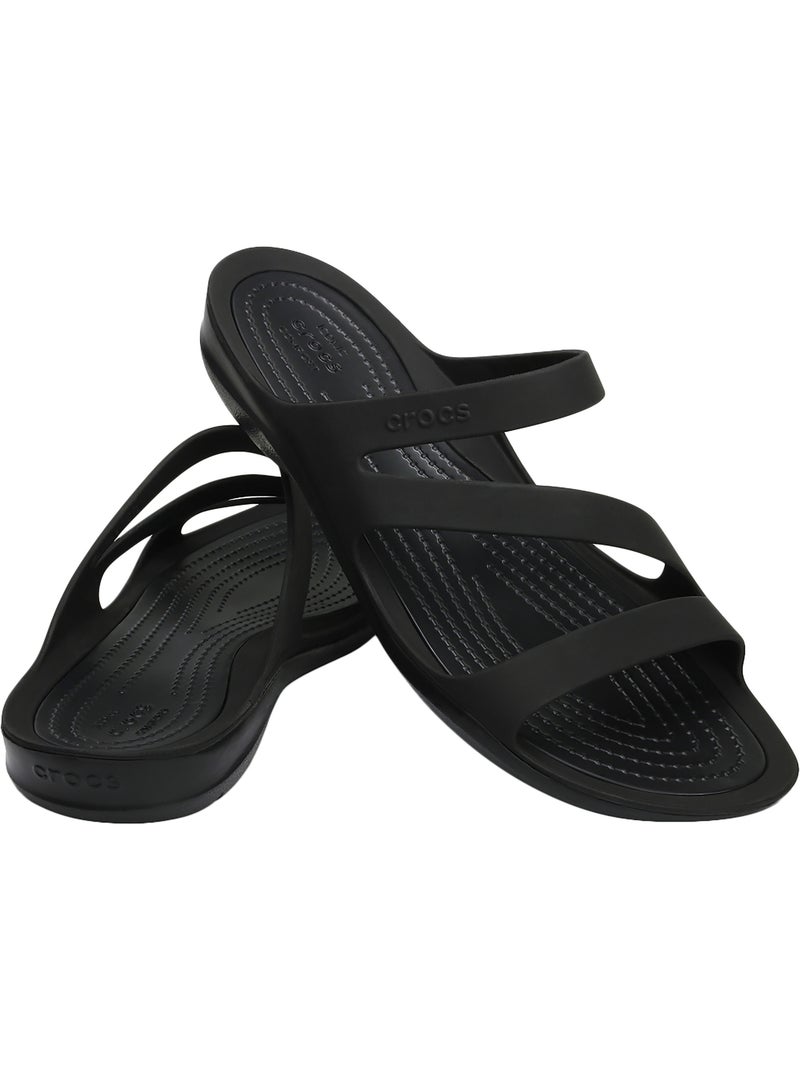 Sandales Crocs Swiftwater Noir - Kiabi