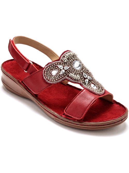 Sandales cuir - PEDICONFORT - Kiabi