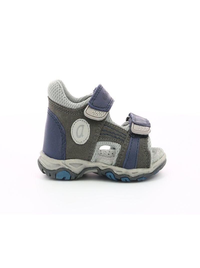 Sandales Cuir Baskia Aster Gris - Kiabi
