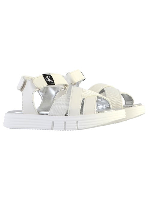 Sandales Cuir Calvin Klein Jeans Enfant - Kiabi