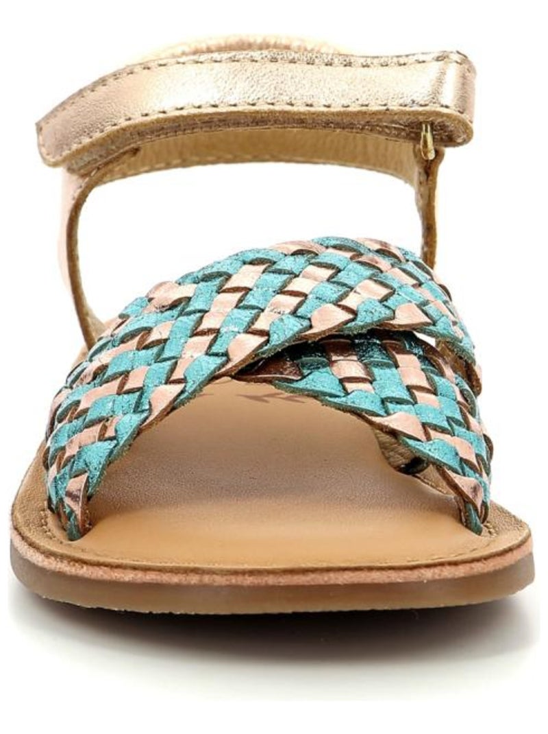 Sandales Cuir Canibraid Mod 8 Rose - Kiabi