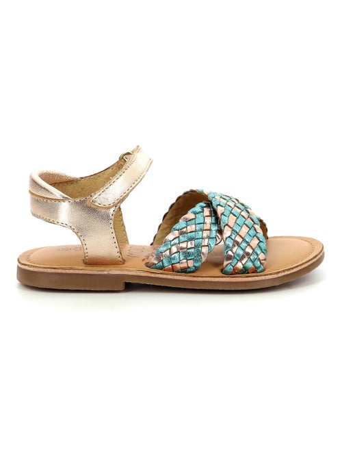 Sandales Cuir Canibraid - Kiabi