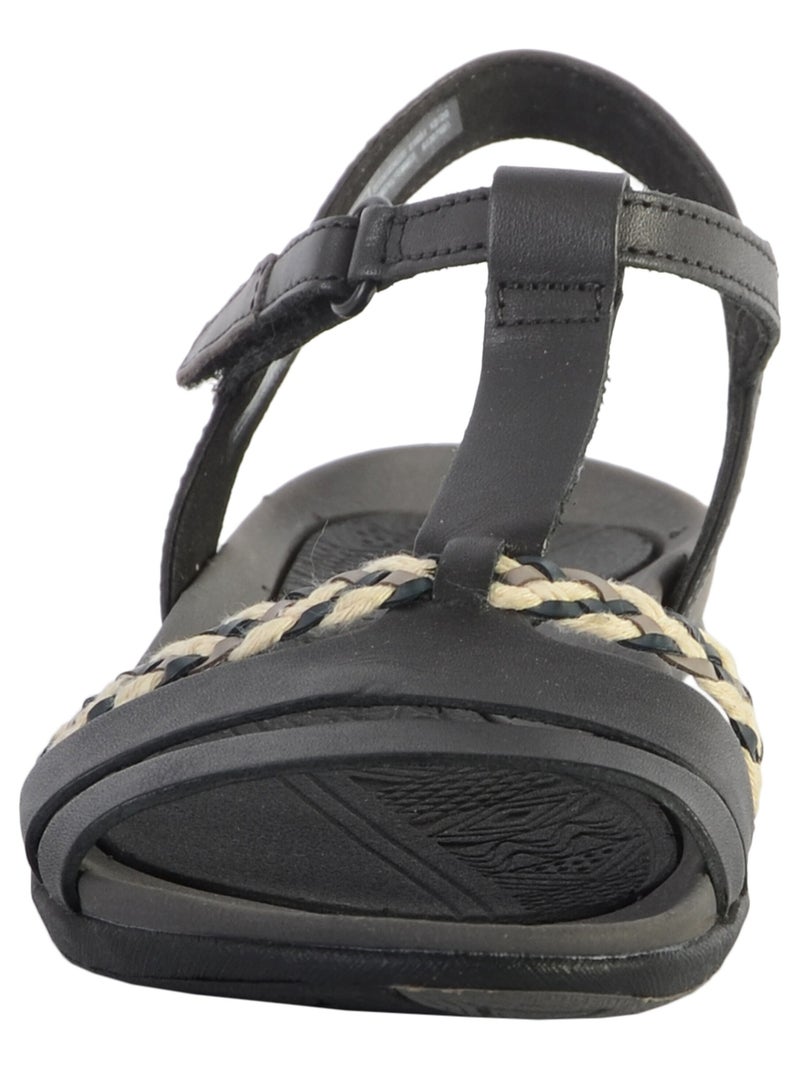 Sandales Cuir Clarks Tealite Grace Noir - Kiabi