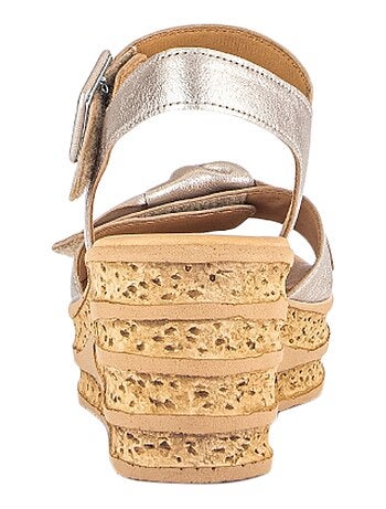 Sandales Cuir Compensé Gabor Lammnappa
