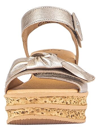 Sandales Cuir Compensé Gabor Lammnappa