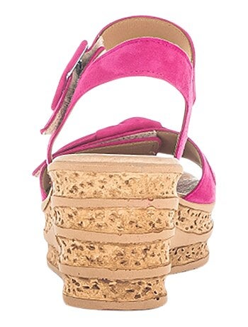 Sandales Cuir Compensé Gabor Lammnappa