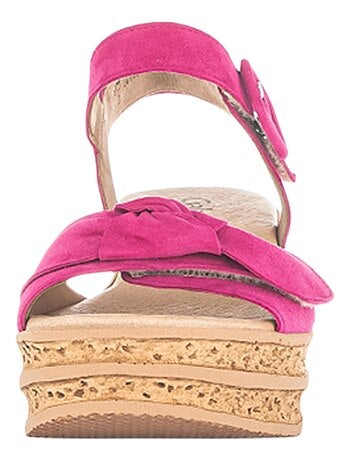 Sandales Cuir Compensé Gabor Lammnappa