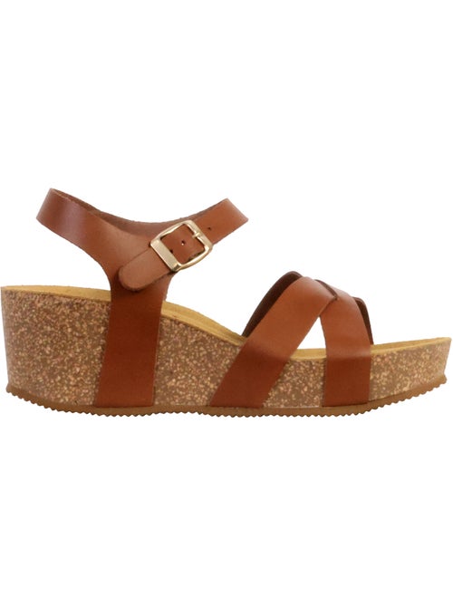 Sandales Cuir Compenseés The Divine Factory Noga Ety Edge - Kiabi