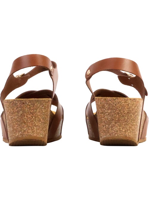 Sandales Cuir Compenseés The Divine Factory Noga Ety Edge - Kiabi
