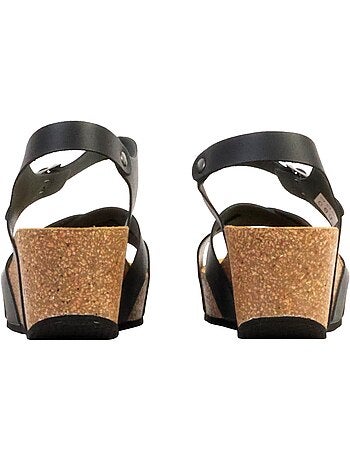 Sandales Cuir Compenseés The Divine Factory Noga Ety Edge