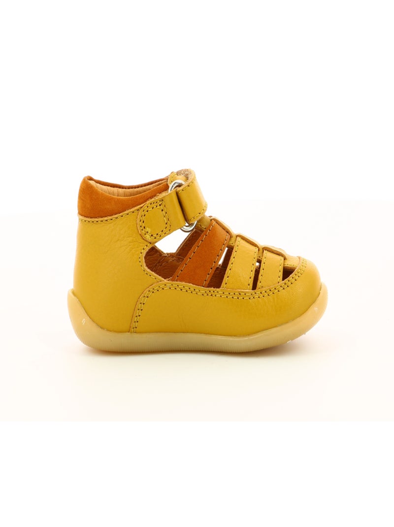 Sandales Cuir Denys Aster Beige - Kiabi