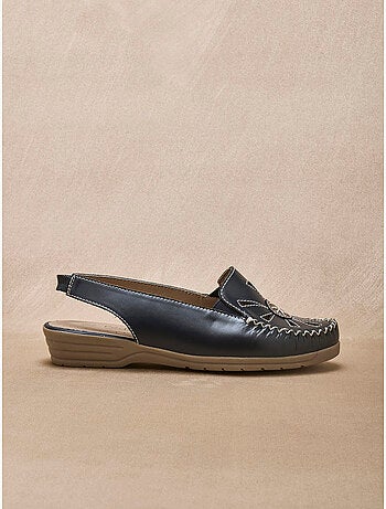 Sandales cuir élastiquées côtés