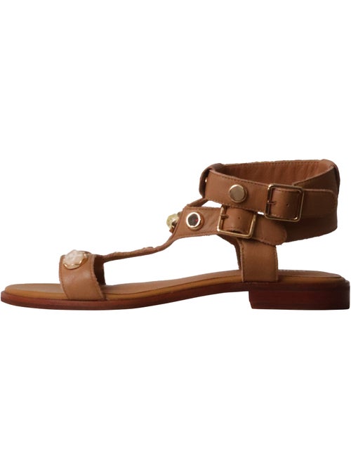 Sandales Cuir Emilie Karston Athena - Kiabi