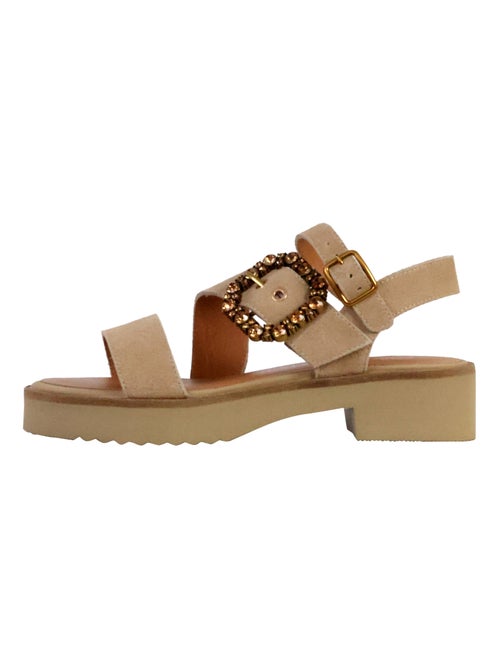 Sandales Cuir Emilie Karston Valancia - Kiabi