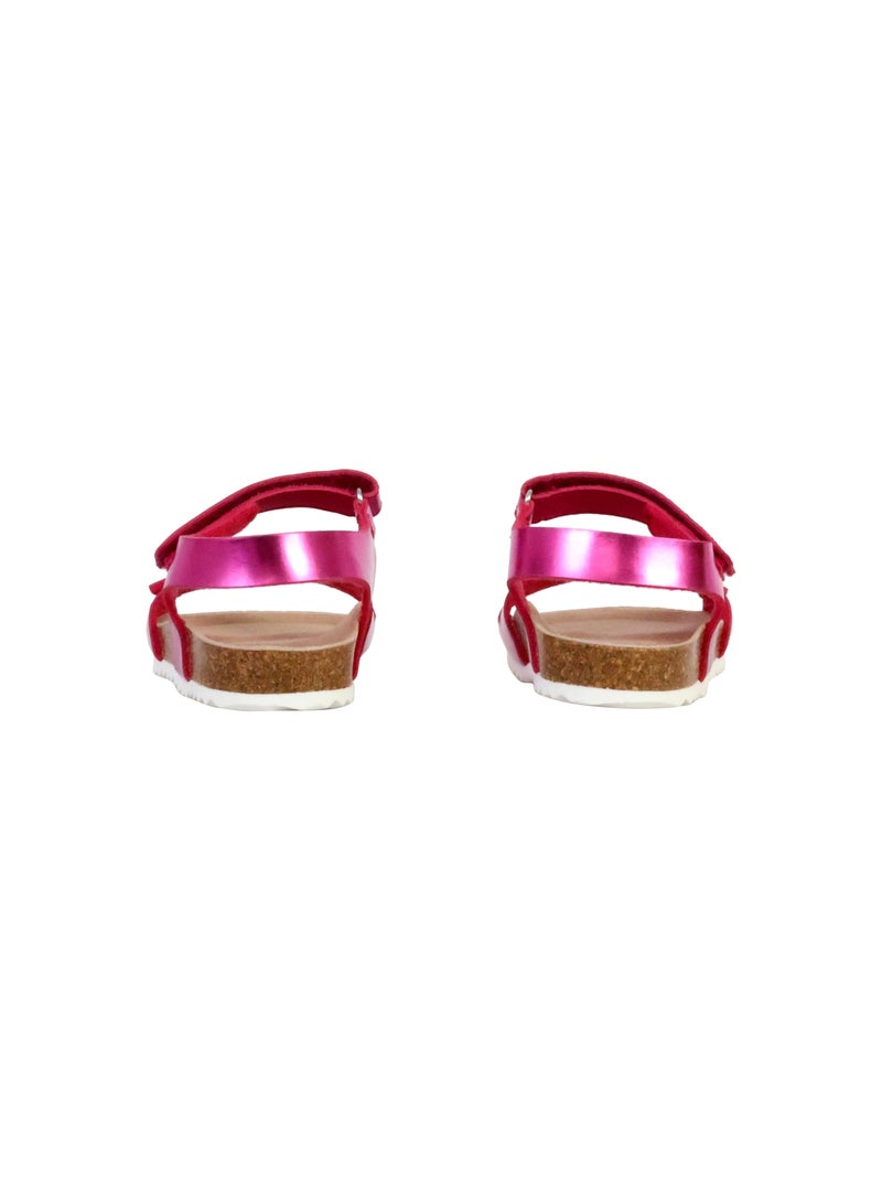 Sandales Cuir Enfant Geox Adriel Rose - Kiabi