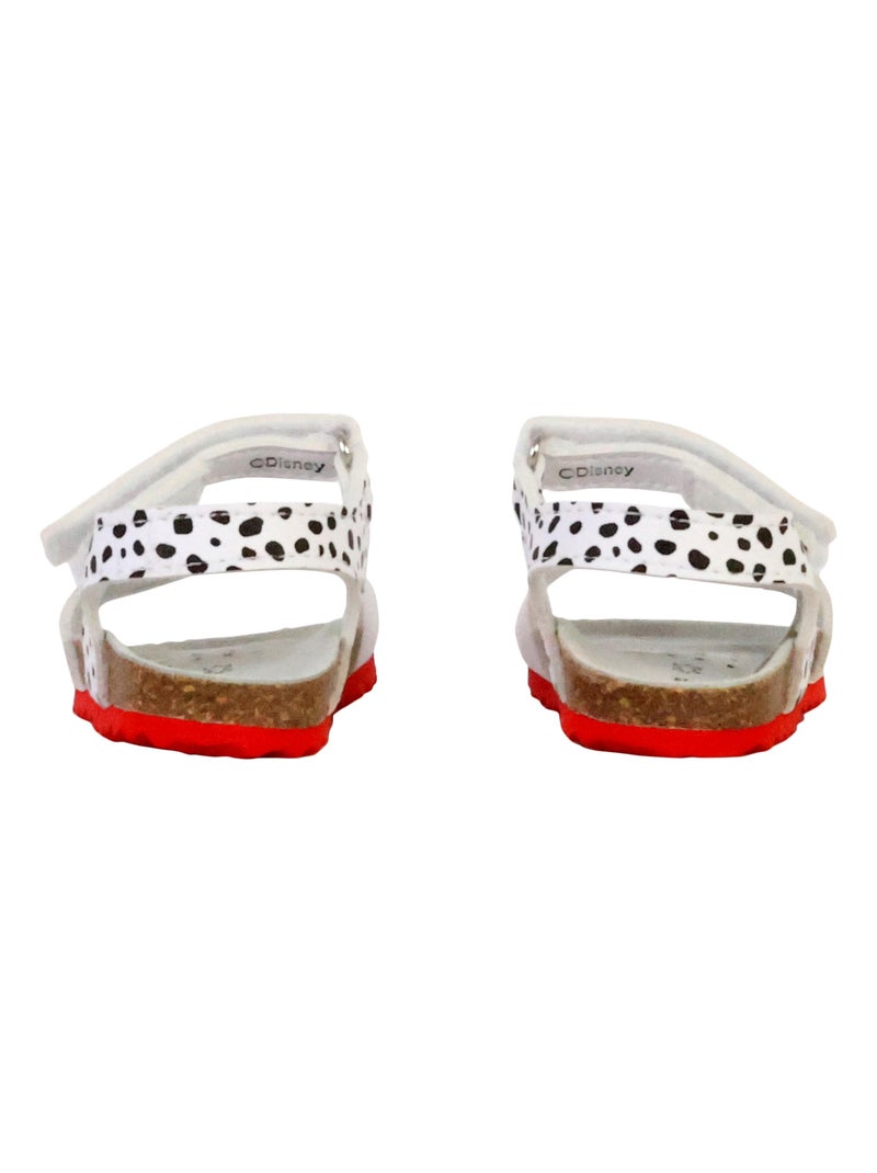 Sandales Cuir Enfant Geox Chalki Blanc - Kiabi