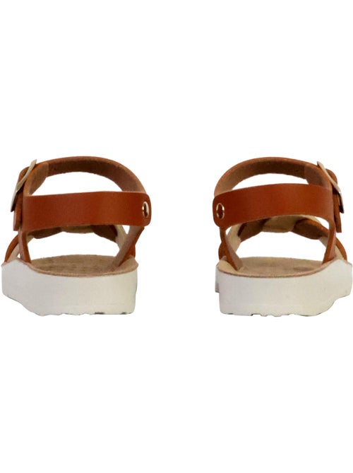 Sandales Cuir Enfant Geox Costarei - Kiabi