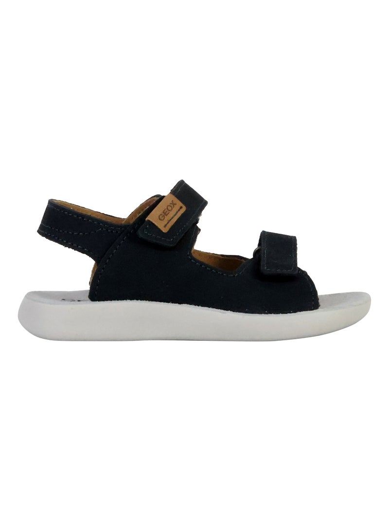 Sandales Cuir Enfant Geox LightFloppy Bleu marine - Kiabi