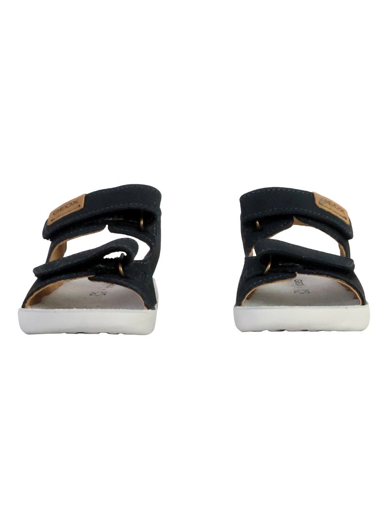 Sandales Cuir Enfant Geox LightFloppy Bleu marine - Kiabi