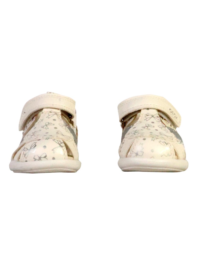 Sandales Cuir Enfant Geox Sandal Zapito Blanc - Kiabi