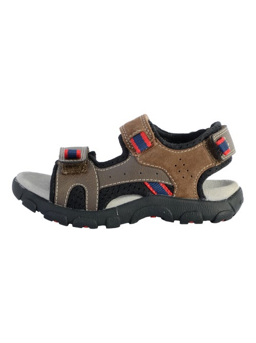 Sandales Cuir Enfant Geox Strada - Kiabi