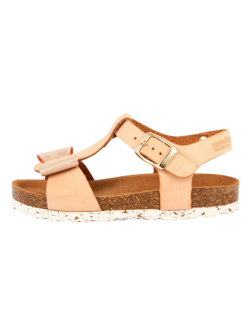 Sandales Cuir Enfant Les Tropeziennes Zabou Beige - Kiabi