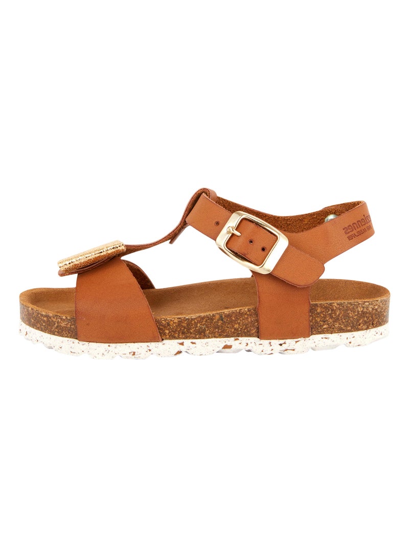 Sandales Cuir Enfant Les Tropeziennes Zabou Marron - Kiabi