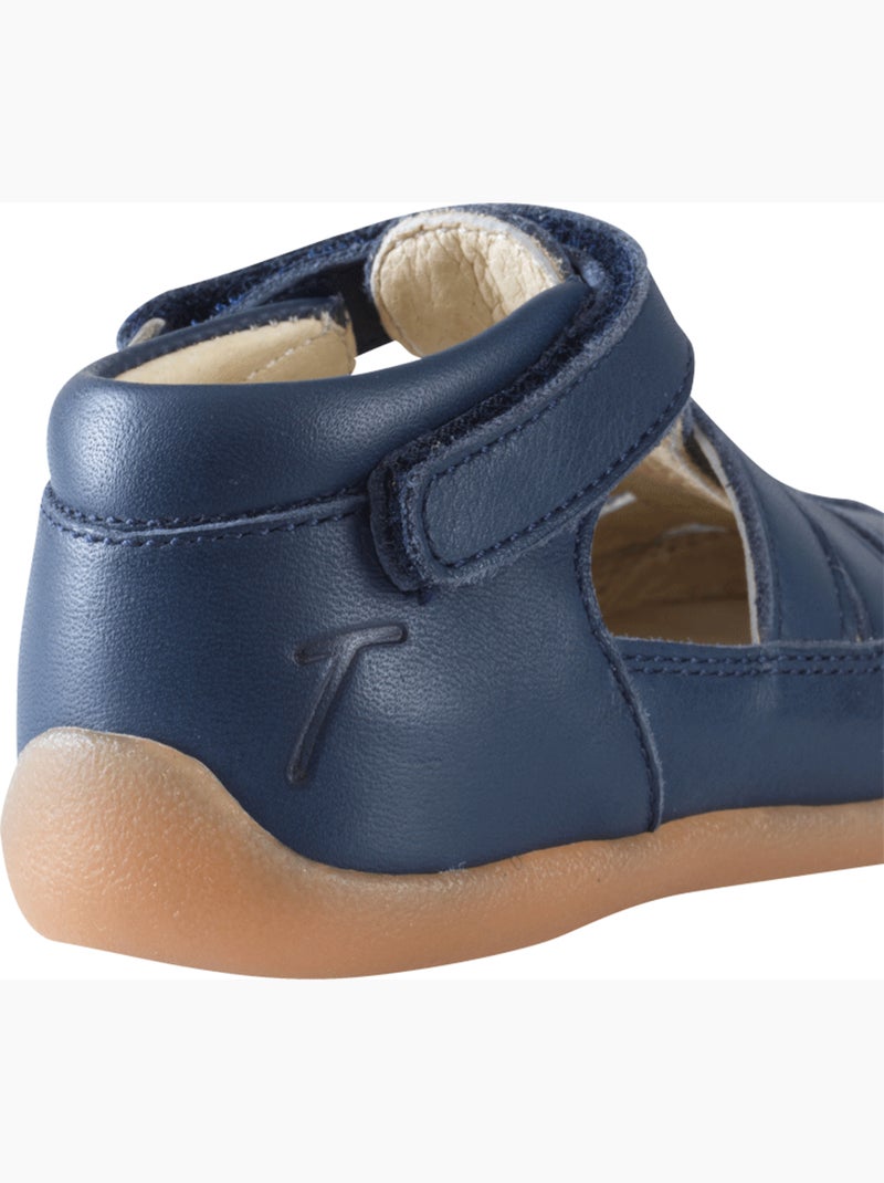 Sandales cuir enfant Rocky Bleu - Kiabi
