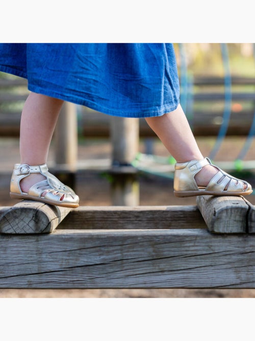 Sandales cuir enfant Suzie - Kiabi