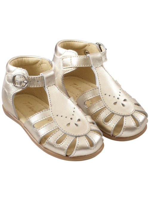Sandales cuir enfant Suzie - Kiabi