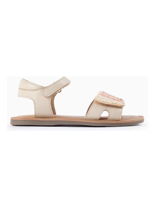 Sandales cuir, fermeture auto-agrippante SUMMER BREEZE