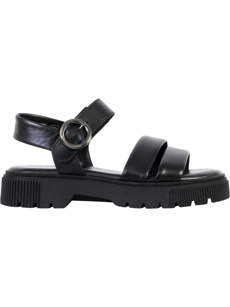Sandales Cuir Gabor Lamnappa Noir - Kiabi
