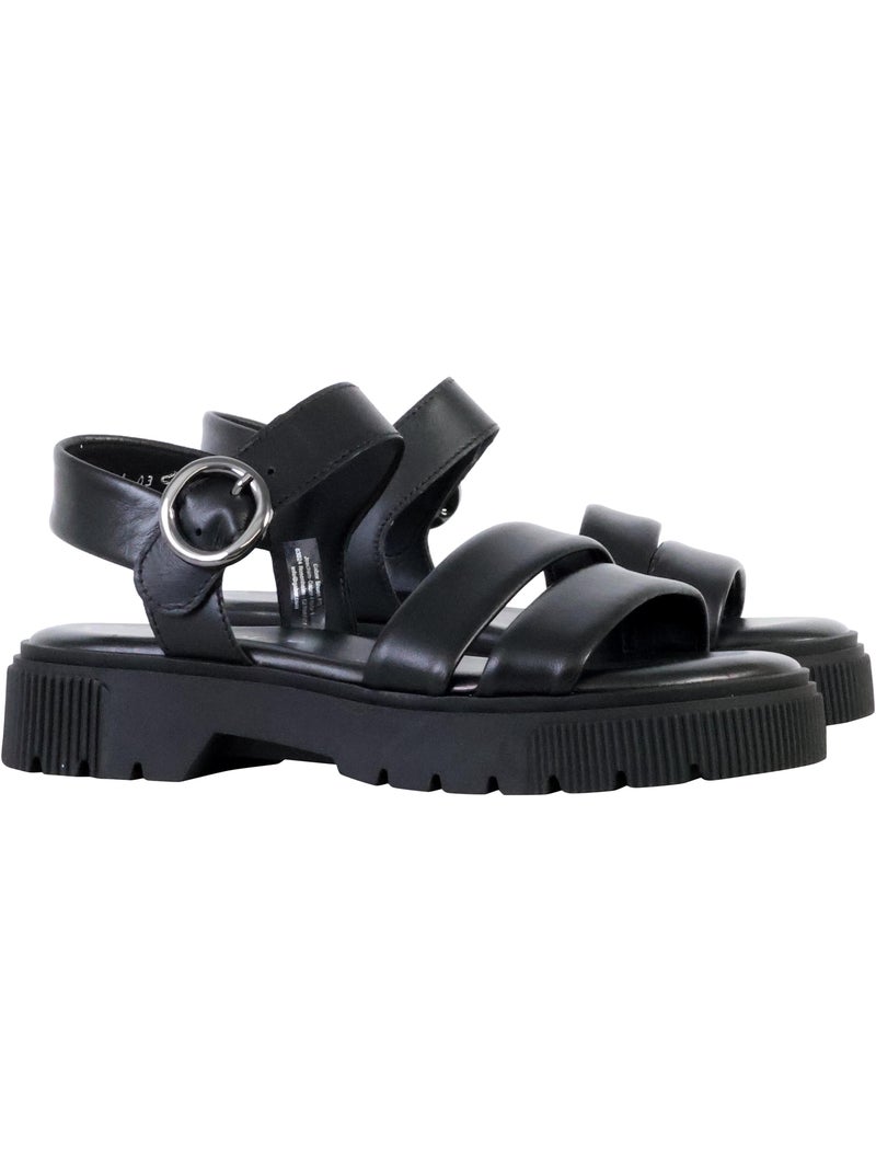 Sandales Cuir Gabor Lamnappa Noir - Kiabi