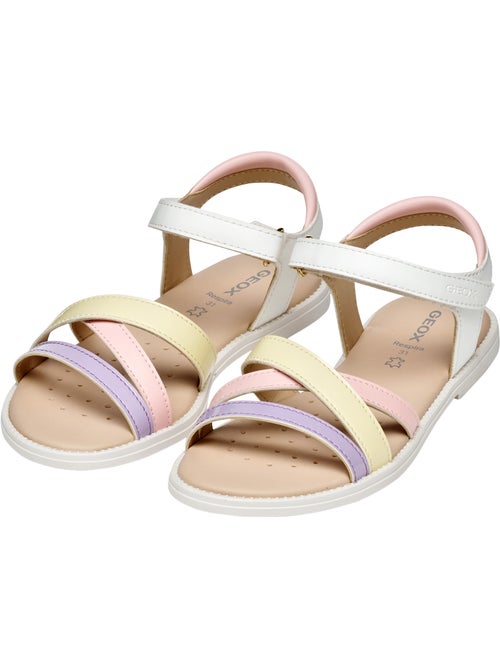 Sandales Cuir Geox Enfant J S Karly G D Synt Lea - Kiabi